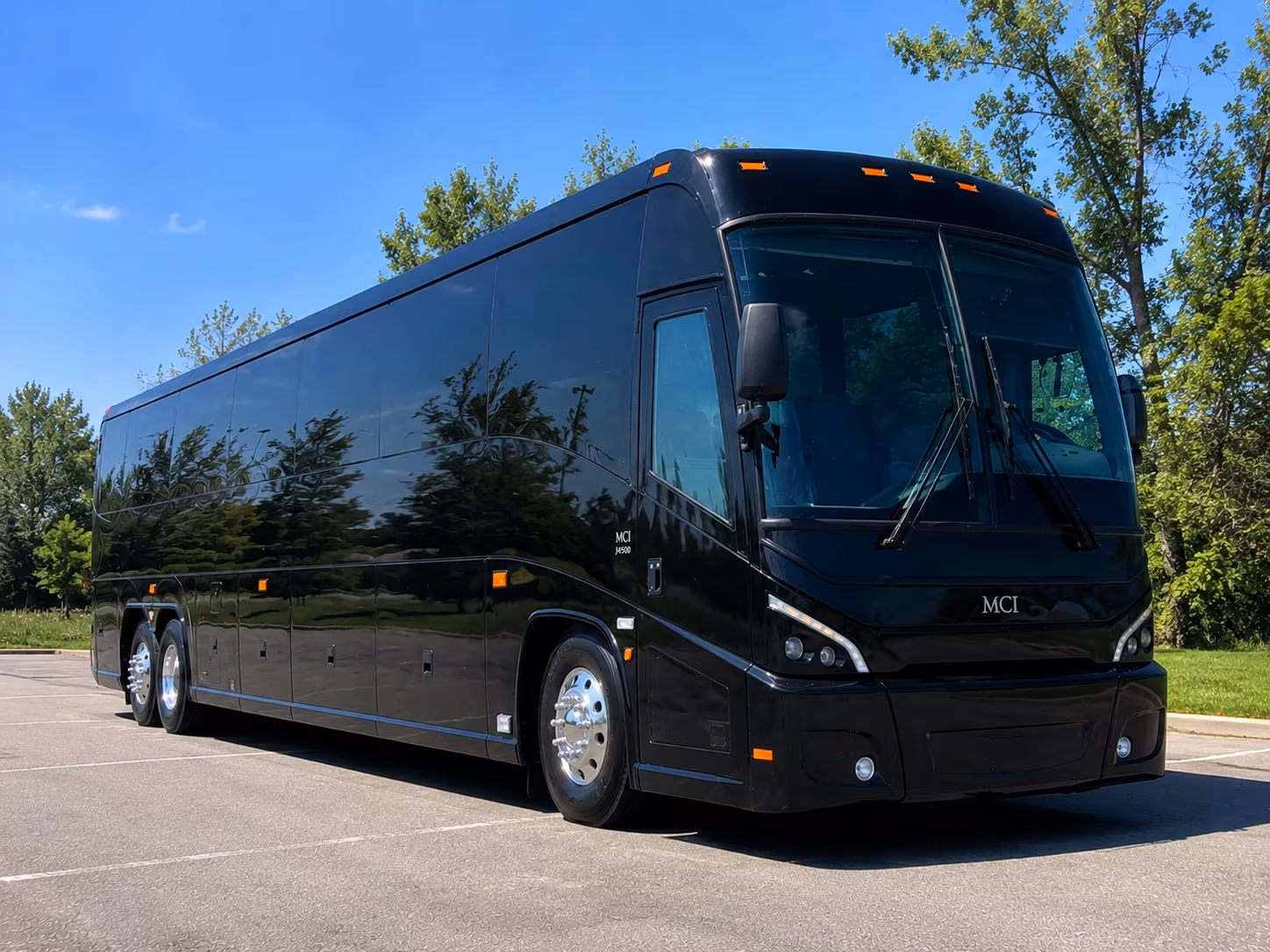 56 passenger charter bus