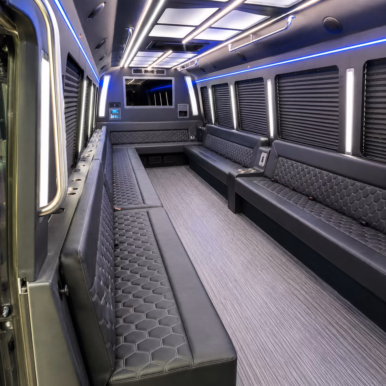 murrieta 40 passenger party bus interior
