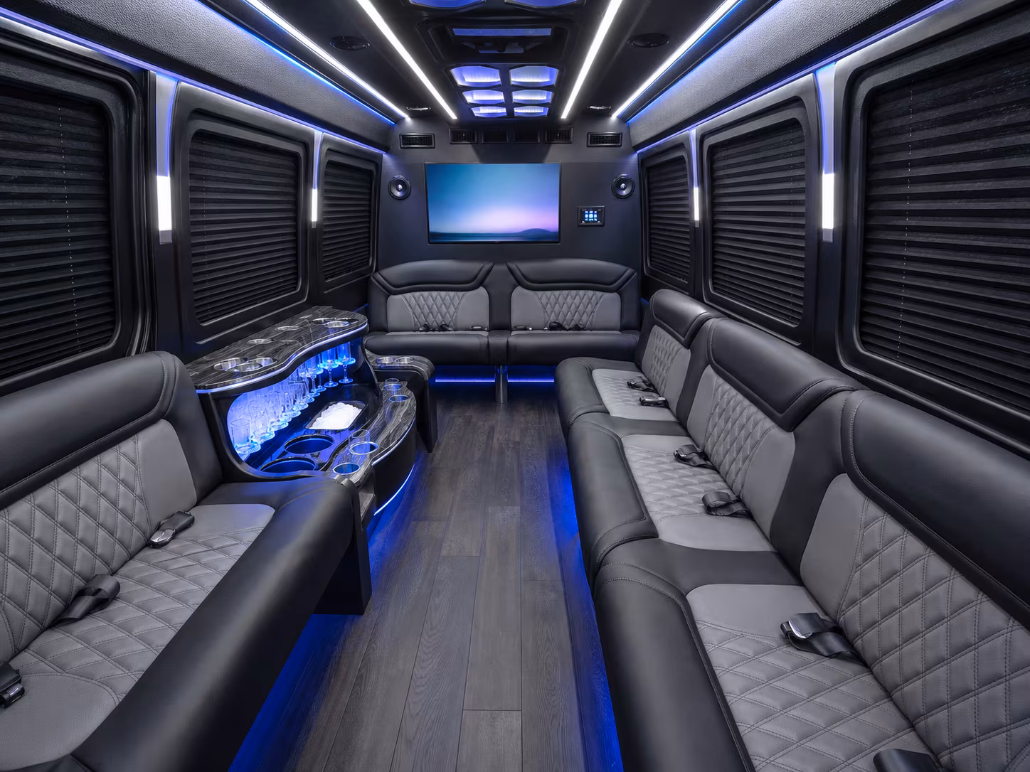 murrieta 50 passenger party bus interior