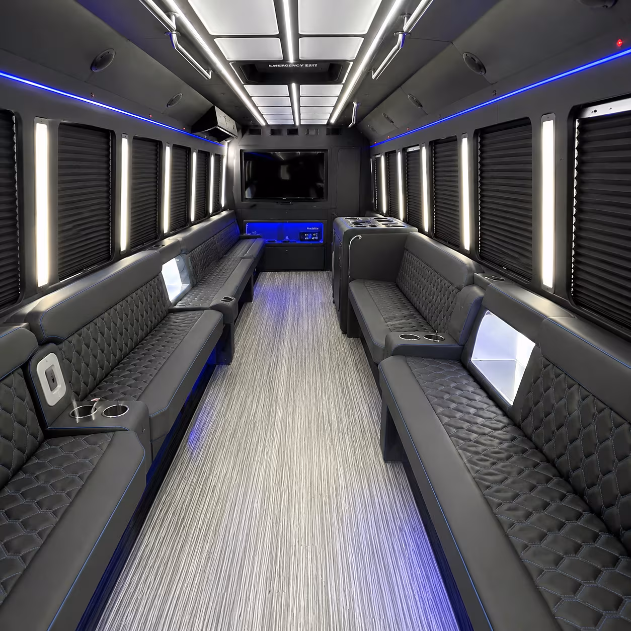 murrieta party bus rental interior